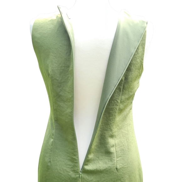 Summer Dress sz 4 Petite Sleeveless Office Career Party Ruffles Feminine - Picture 3 of 10